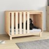 Dog House Natural Wooden Solid Pine Wood