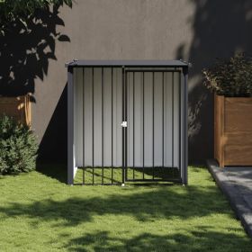 Dog House Black Galvanized Steel Large Durable Dog House