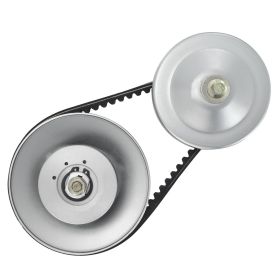 Go-Kart Torque Converter, 3/4" Go-Kart Clutch Kit, 30 Series Asymmetrical Driver Pulley Replacement with Drive Belt, for 2-8 HP Small Engines