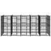Outdoor Dog Kennel Steel 99.2 ftÂ²