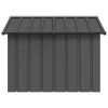 Dog House Anthracite 45.9"x40.6"x32.1" Galvanized Steel