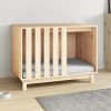 Dog House Natural Wooden Solid Pine Wood