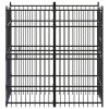 Outdoor Dog Kennel Steel 19.8 ftÂ²