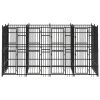 Outdoor Dog Kennel Steel 79.3 ftÂ²