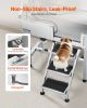34" Dog Grooming Bath Tub Stainless Steel w Stairs Faucet Showerhead