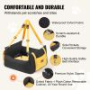 Dog Car Seat, Waterproof Dog Booster Seat for Car with Side Handles and A Storage Pocket, Clip-On Safety Leash and PP Cotton Filling